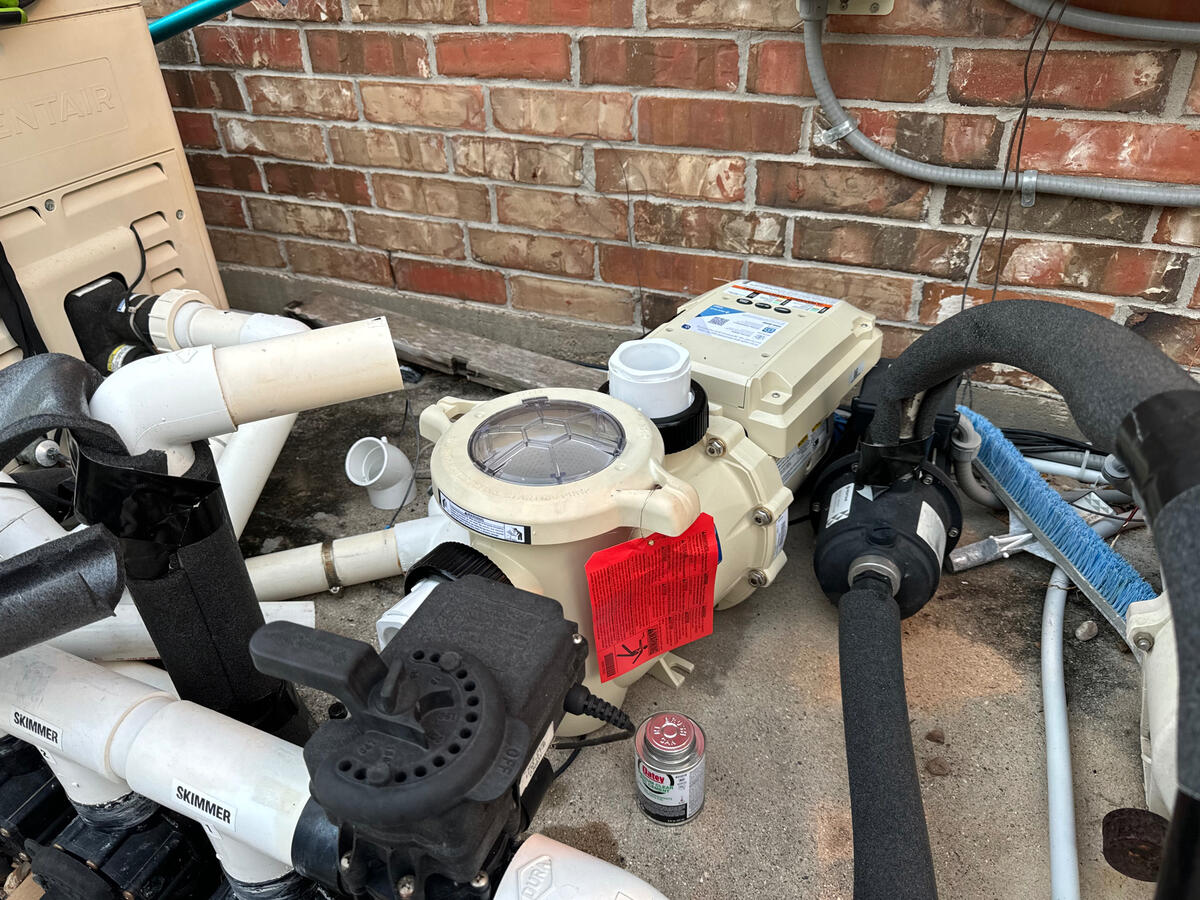 Pool Pump (Variable and Single Speed) Repair & Installation - Starting at $225.00 Drew Pools repairs and installs single and variable speed pool pumps in the greater Houston area.